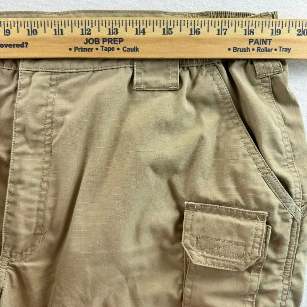5.11 Tactical Taclite Pro Mens 38 Khaki Tan Ripstop Cargo Shorts Utility Hiking